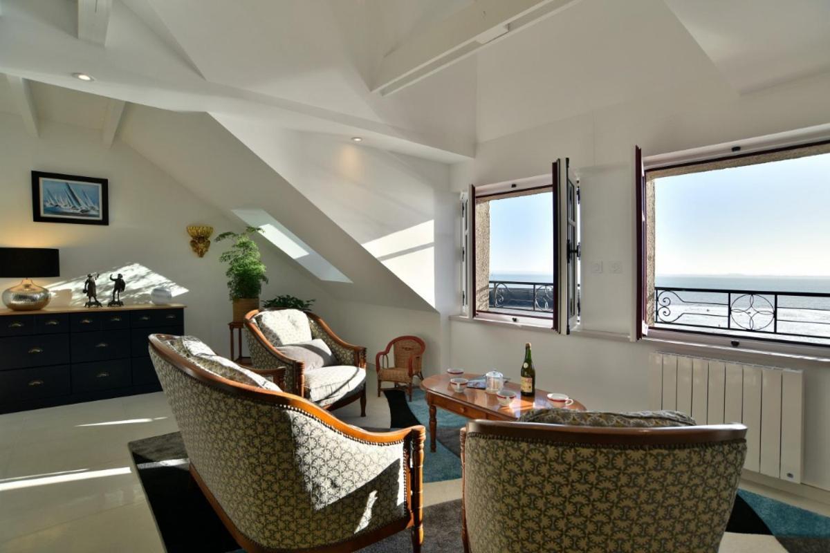 Lostra 2 - Appartement Avec Mezzanine, Front De Mer A Cancale Sur Le Port De La Houle 外观 照片