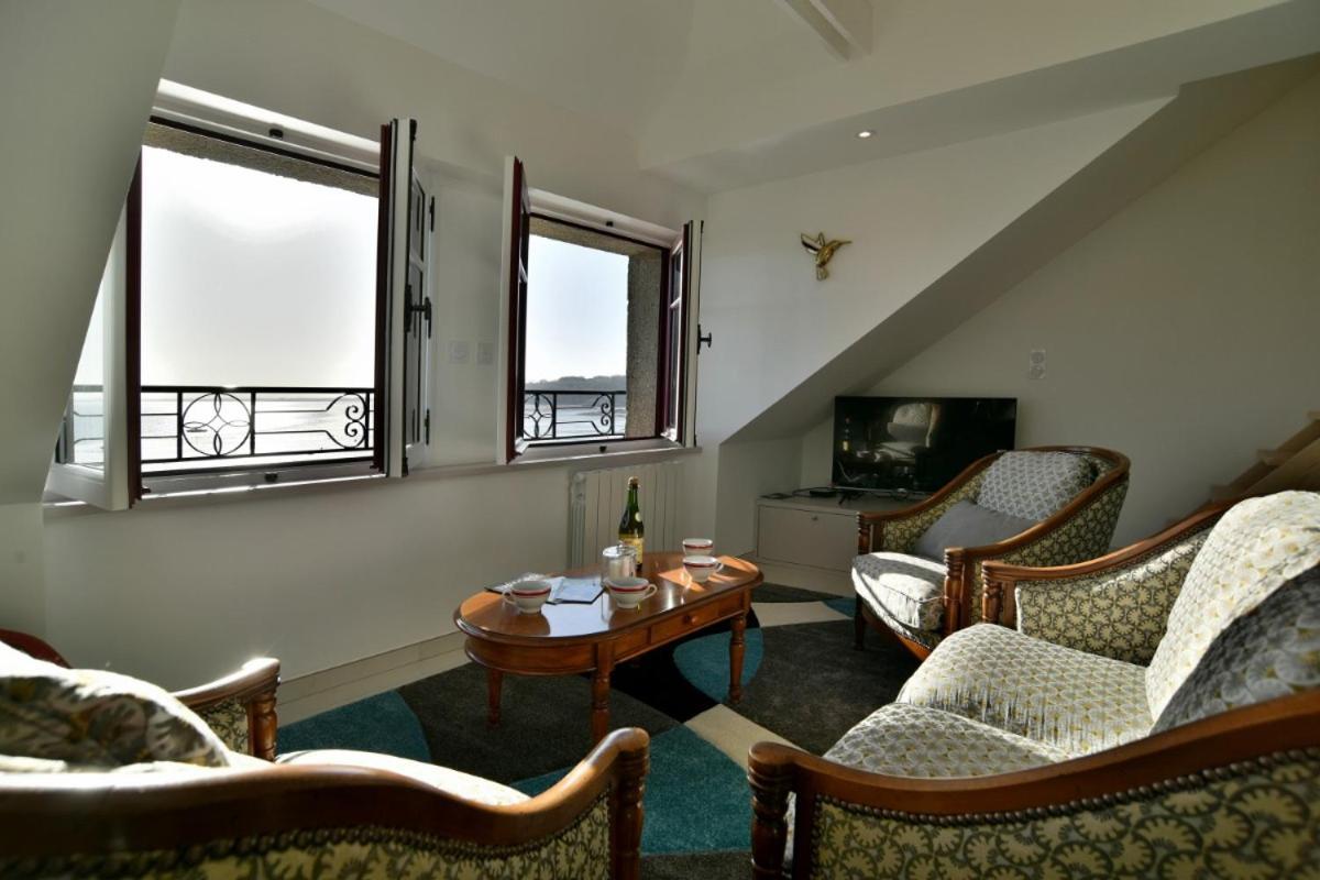 Lostra 2 - Appartement Avec Mezzanine, Front De Mer A Cancale Sur Le Port De La Houle 外观 照片