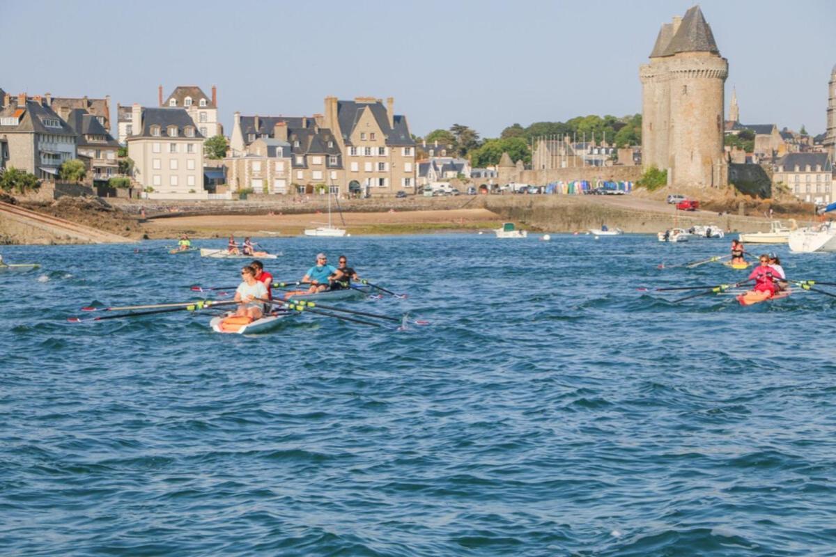 Lostra 2 - Appartement Avec Mezzanine, Front De Mer A Cancale Sur Le Port De La Houle 外观 照片