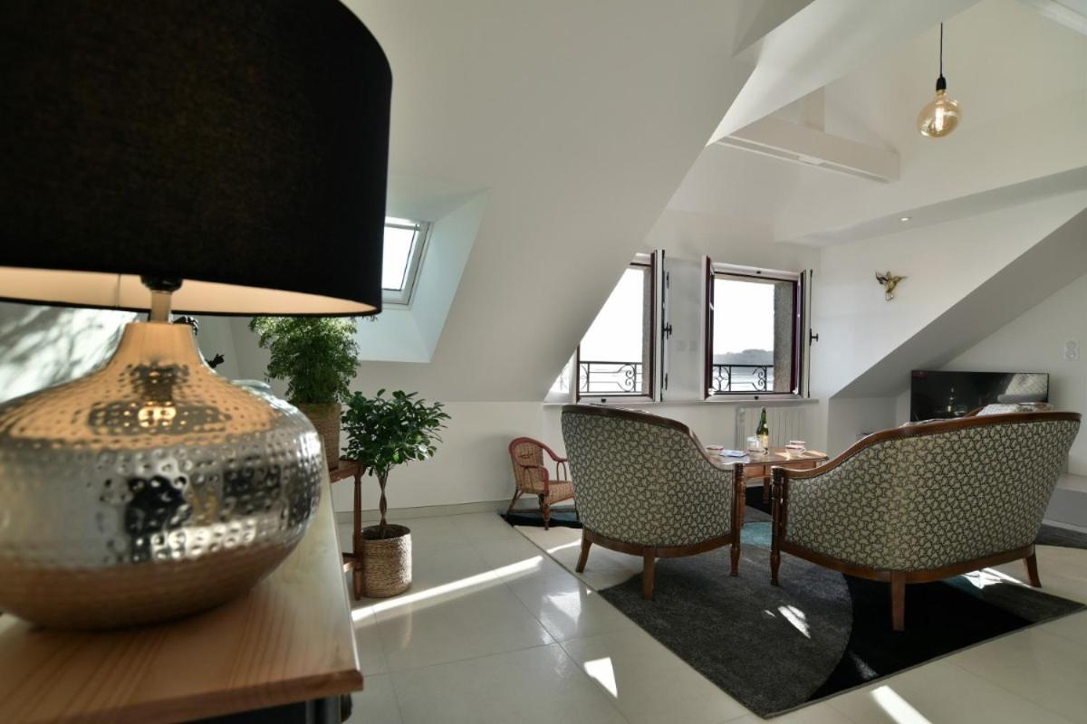 Lostra 2 - Appartement Avec Mezzanine, Front De Mer A Cancale Sur Le Port De La Houle 外观 照片