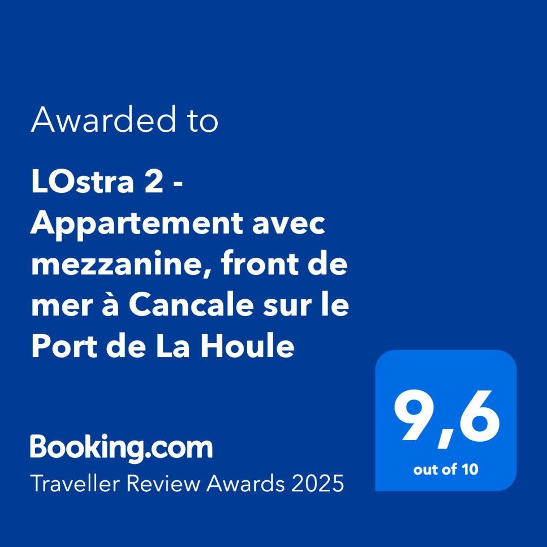 Lostra 2 - Appartement Avec Mezzanine, Front De Mer A Cancale Sur Le Port De La Houle 外观 照片